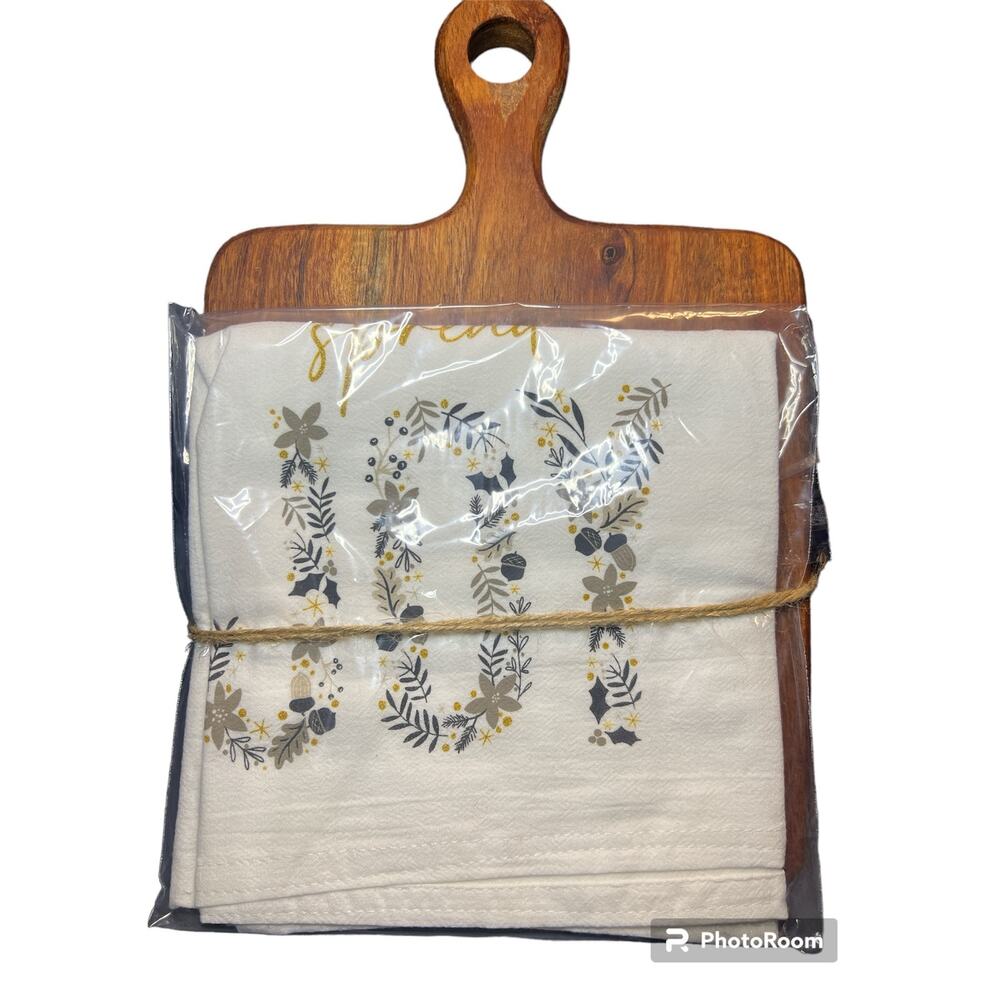 Karma Cutting Board & Towel Set - Spread Joy - Christmas